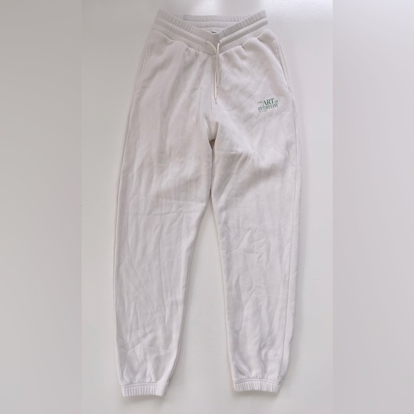 4th and Reckless The Art of Everyday Cream Jogger Set Oversized Size Small - Picture 9 of 16